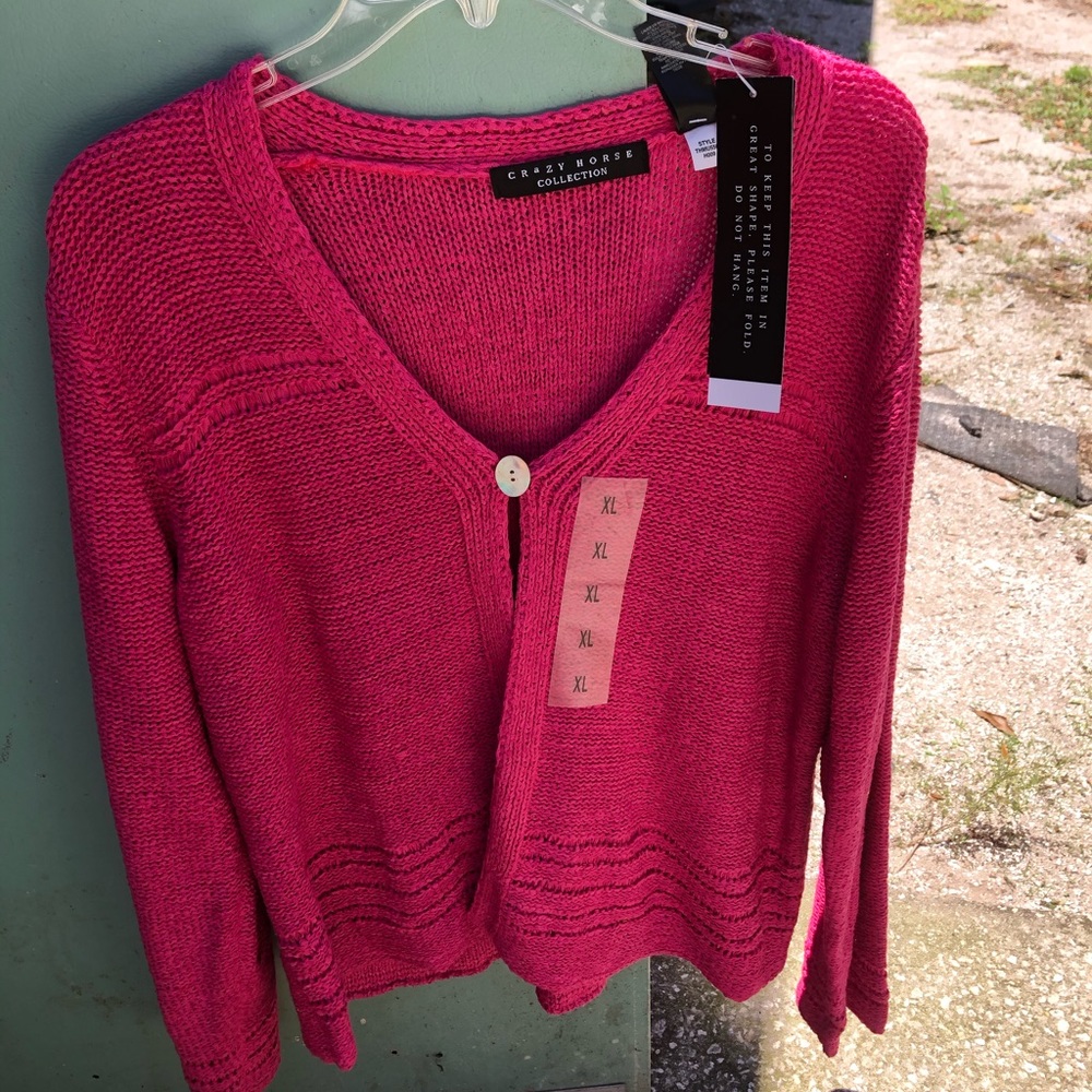 Crazy horse collection sweater/cardigan
